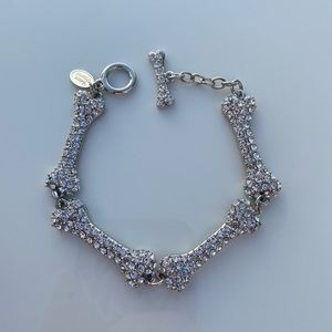 Vivienne Westwood Swarovski Crystal Bone Bracelet